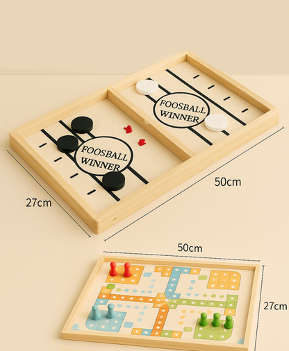 Strategy-based foosball board game, ideal for tabletop fun and competitive play