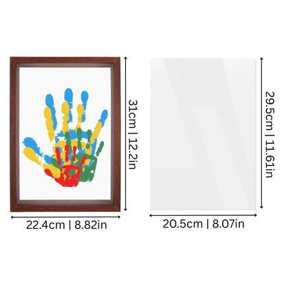 Creative Family Handprint Painting Keepsake Kit, ideal baby gift for new parents to cherish memories