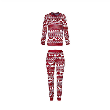 Stylish flat lay of family Christmas pajamas, red seasonal comfort wear for festive family gifts