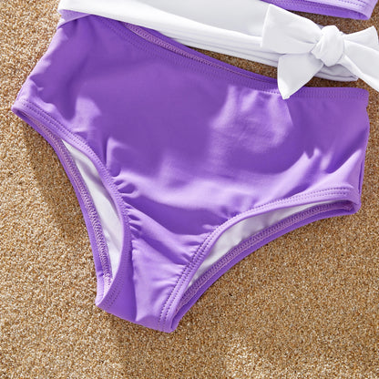 Children's quick-dry color-block swim shorts, perfect for active play