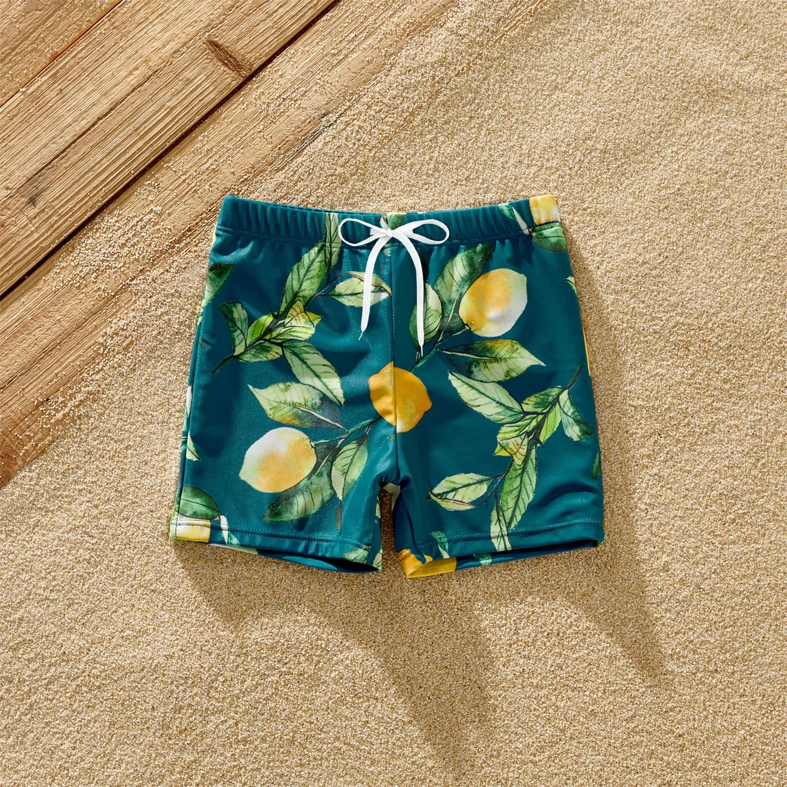 Women's lemon print bikini, stylish and comfortable for beach or pool.