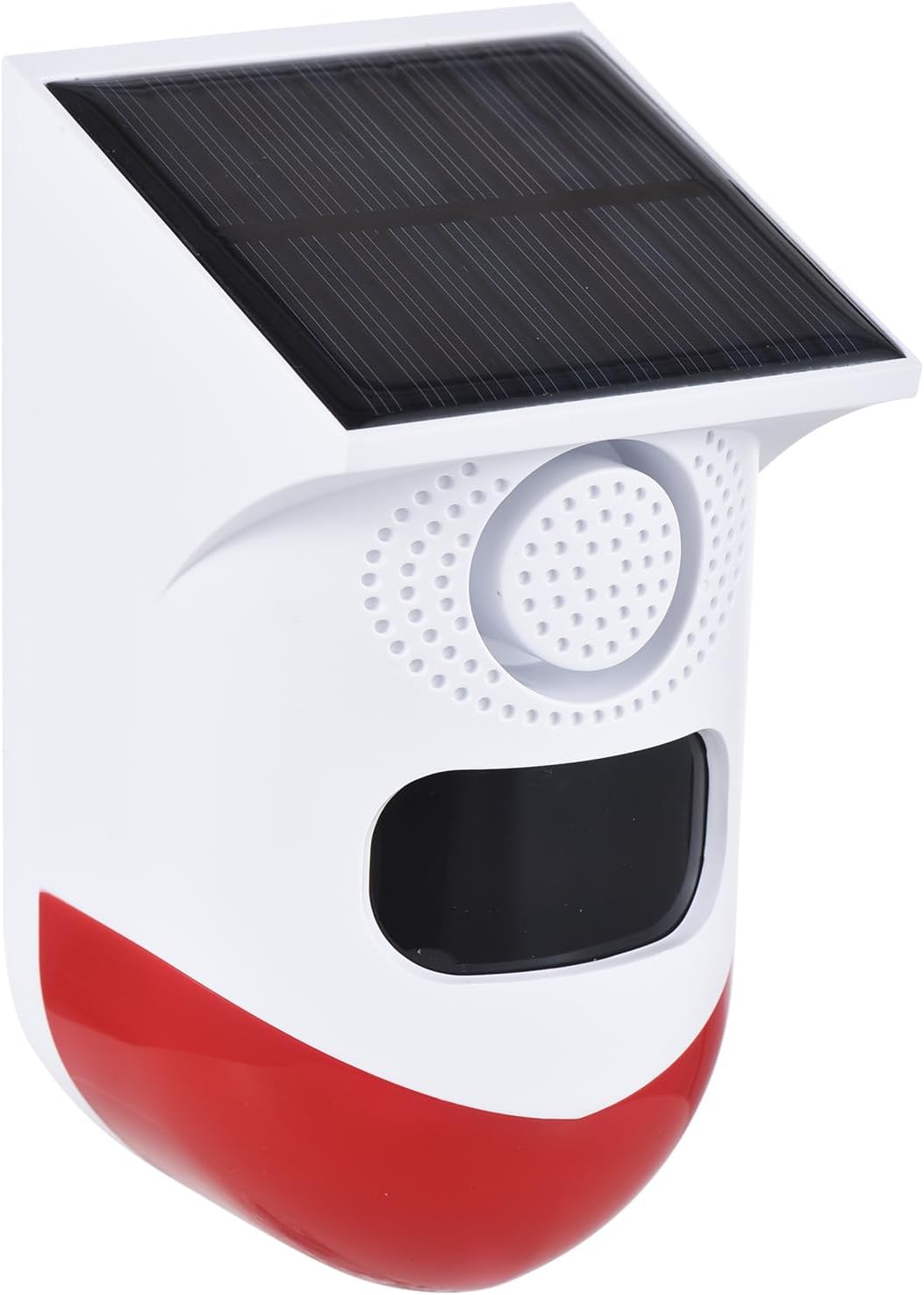 Feronix solar motion sensor alarm for outdoor security, powered by sun, detects intruders with ease.