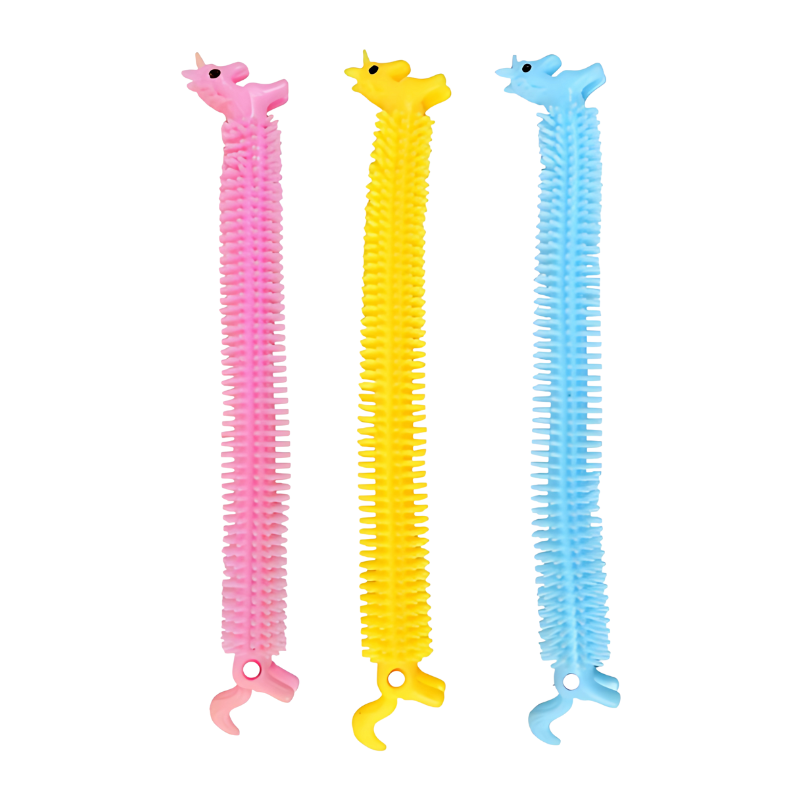 Unisex flexible animal fidget toys for stress relief and sensory play, great for all ages.