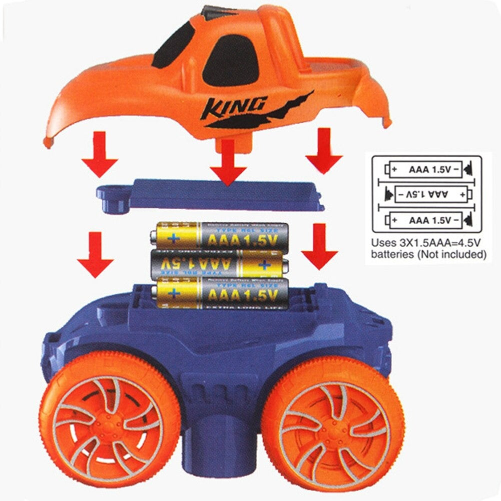 Children's gift flexible race track toy with car, enhances creative problem-solving skills