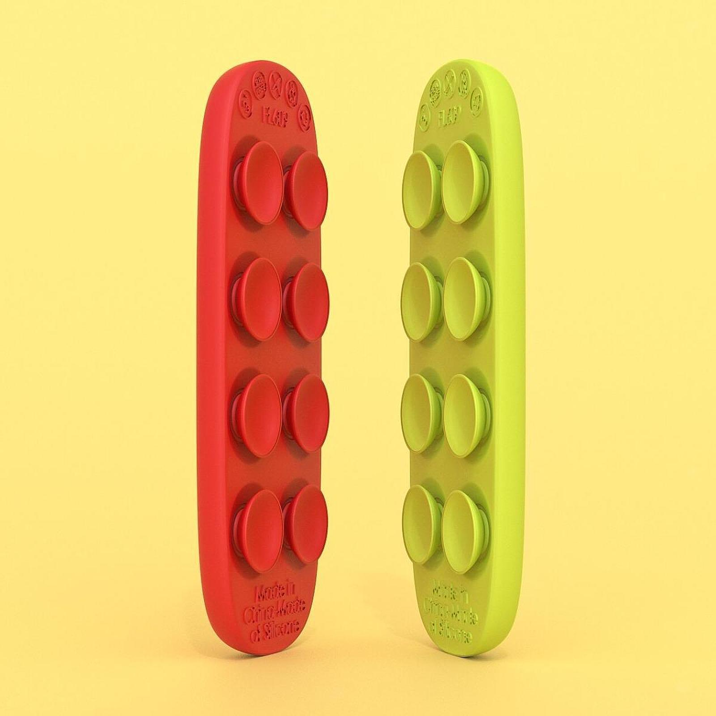 Textured sensory strip in blue, a mindfulness aid and tactile toy for stress and anxiety management.