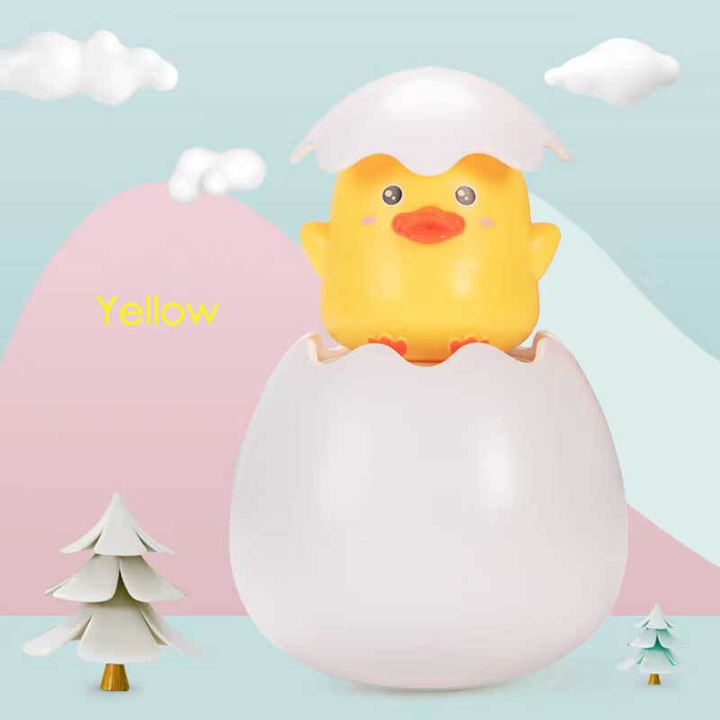 Water toy for kids, a floating spray egg, promoting sensory play and early learning