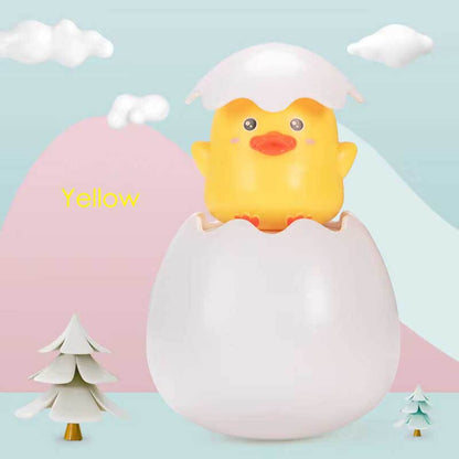 Water toy for kids, a floating spray egg, promoting sensory play and early learning