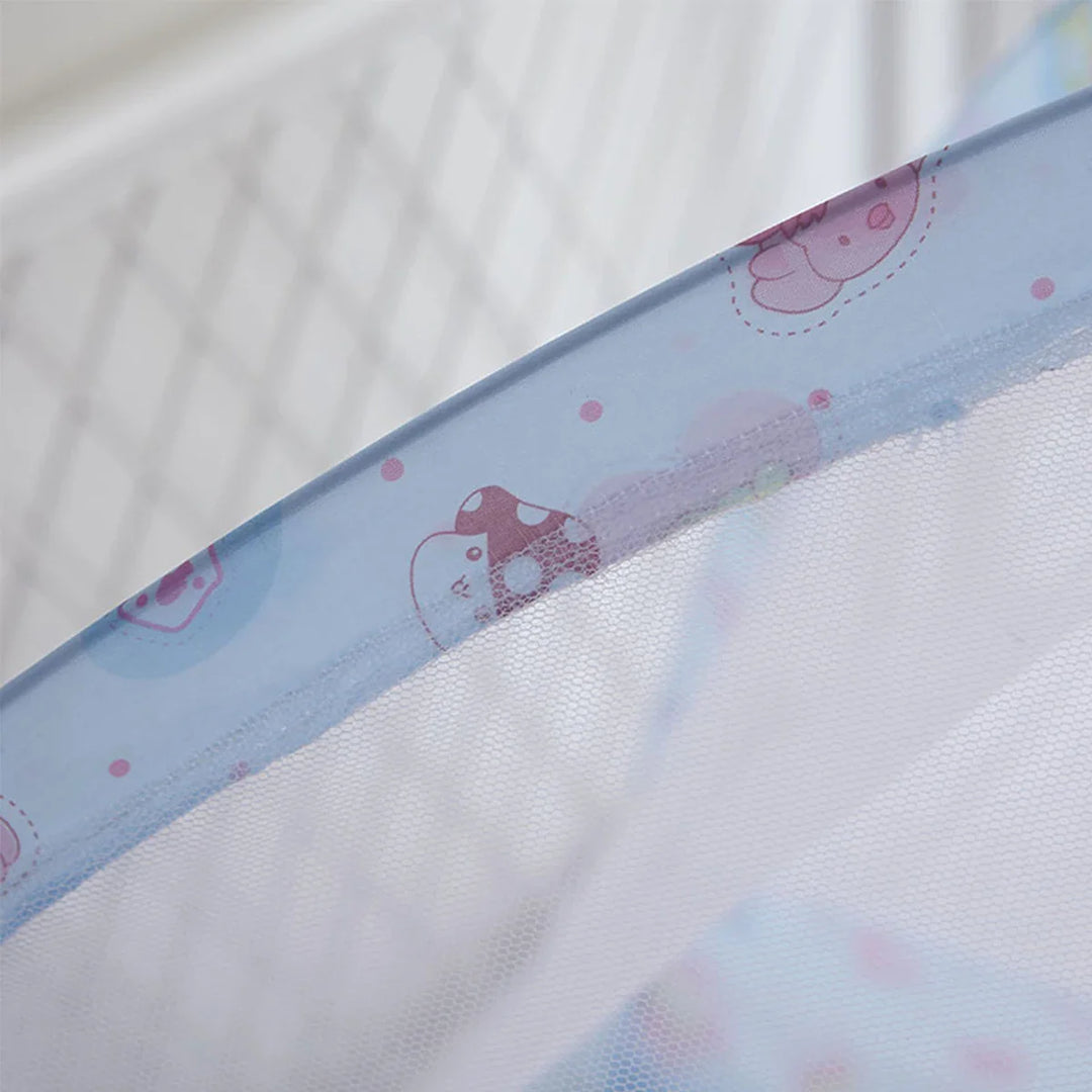 Portable baby mosquito net tent, compact folding design, safety for infants & toddlers