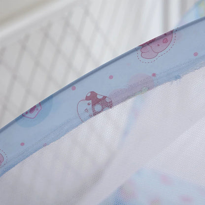 Portable baby mosquito net tent, compact folding design, safety for infants & toddlers