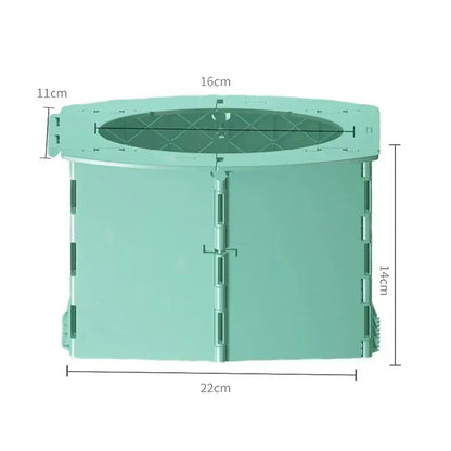 Toddler foldable potty, lightweight and compact, essential for kids on-the-go training.