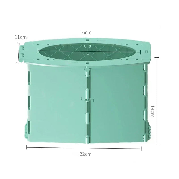 Toddler foldable potty, lightweight and compact, essential for kids on-the-go training.