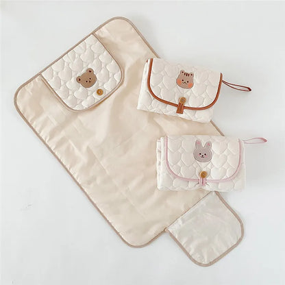 Foldable Diaper Changing Pad and Carry Bag
