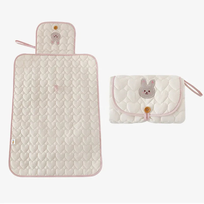 Foldable Diaper Changing Pad and Carry Bag