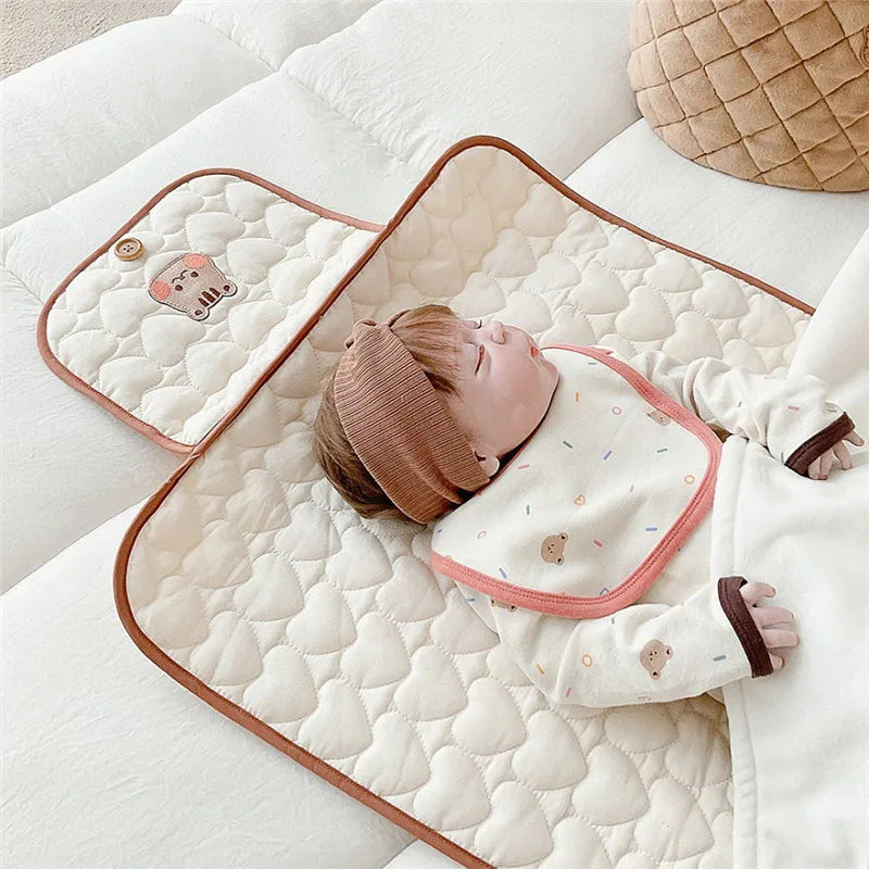 Foldable Diaper Changing Pad and Carry Bag