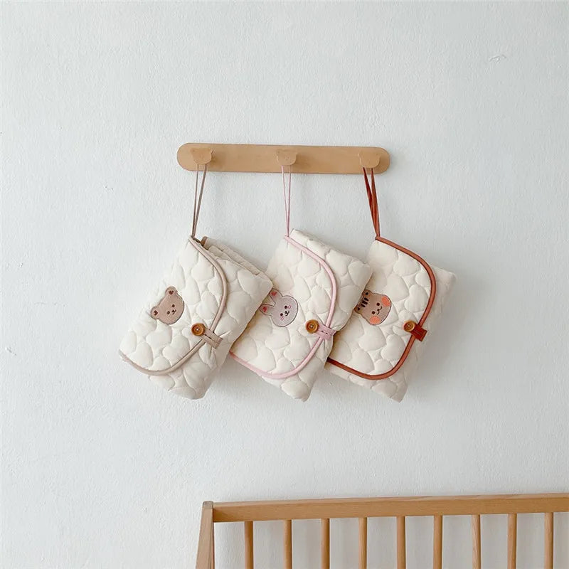 Foldable Diaper Changing Pad and Carry Bag