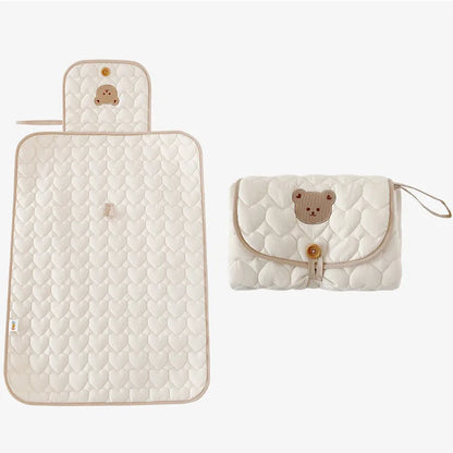 Foldable Diaper Changing Pad and Carry Bag