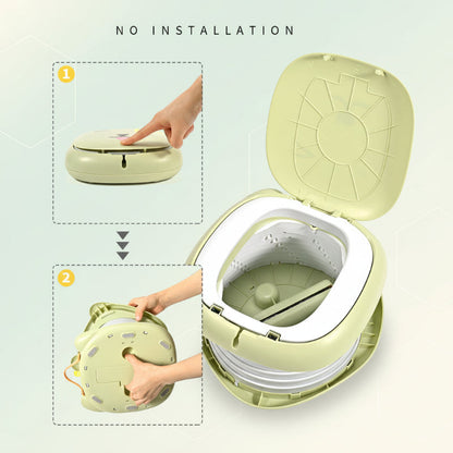 Portable potty training toilet for toddlers, complete with travel bag