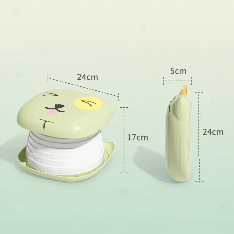 Compact travel potty seat for kids, perfect for zindelijkheidstraining