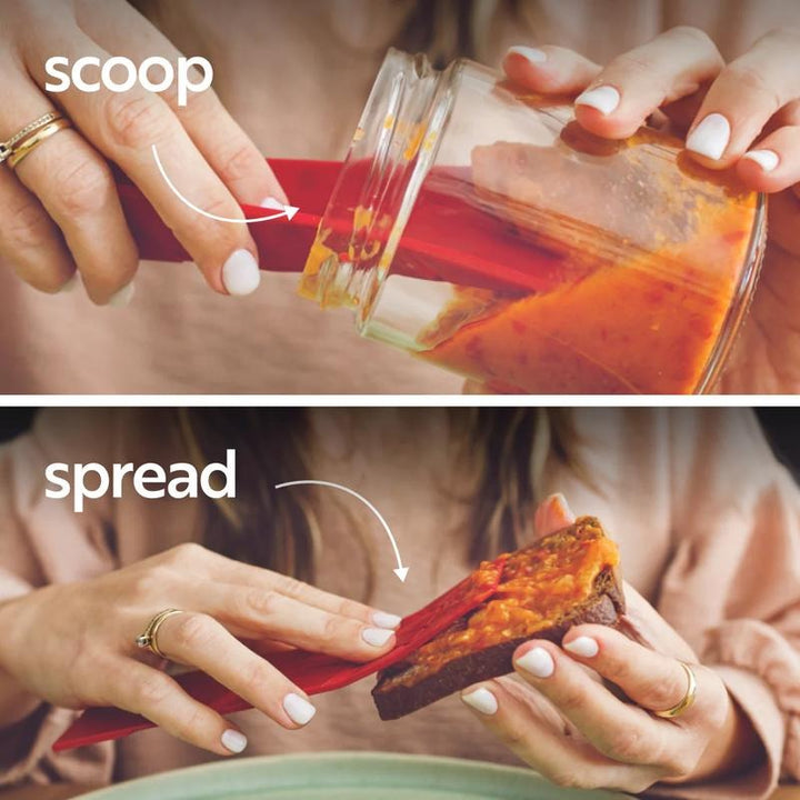 Compact and foldable measuring spoons, magnetic for easy storage, essential kitchen gadget for baking precision.