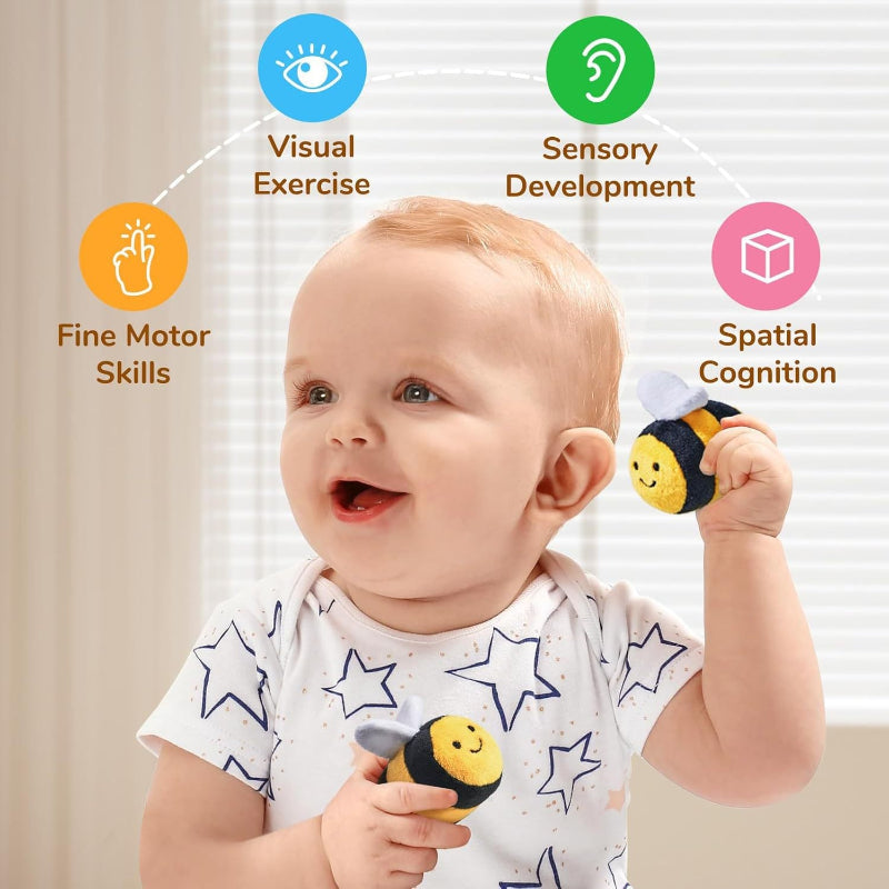 Unisex activity toy: squishy forest plush for creative play and sensory exploration