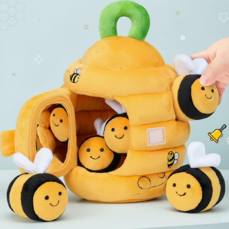 Educational children's toy: forest sensory plush, ideal for imagination and tactile learning