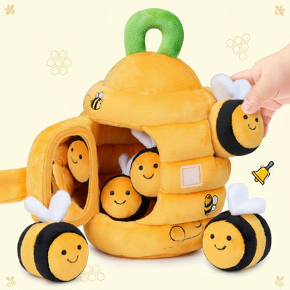 Vibrant forest sensory plush for kids, fostering imagination and tactile engagement