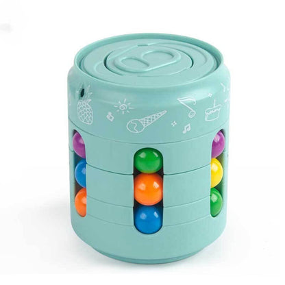 Stack of four magic can cube puzzles, durable and colorful brain teasers for unisex enjoyment