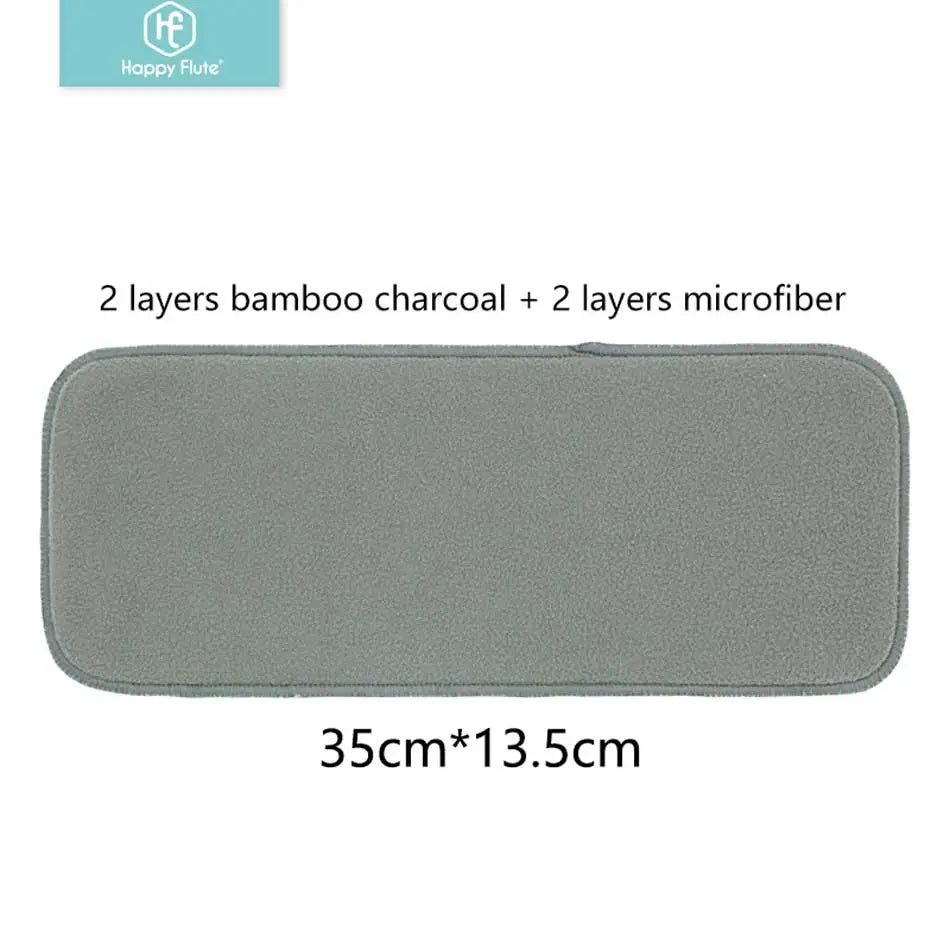 Baby's charcoal bamboo reusable diaper insert, a highly absorbent pad for cloth diapering