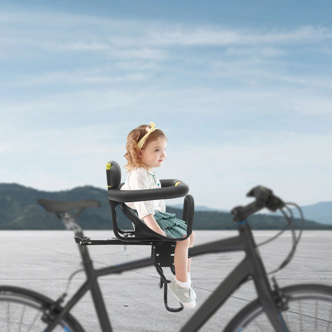 front seat what age can a baby ride in a bike seat