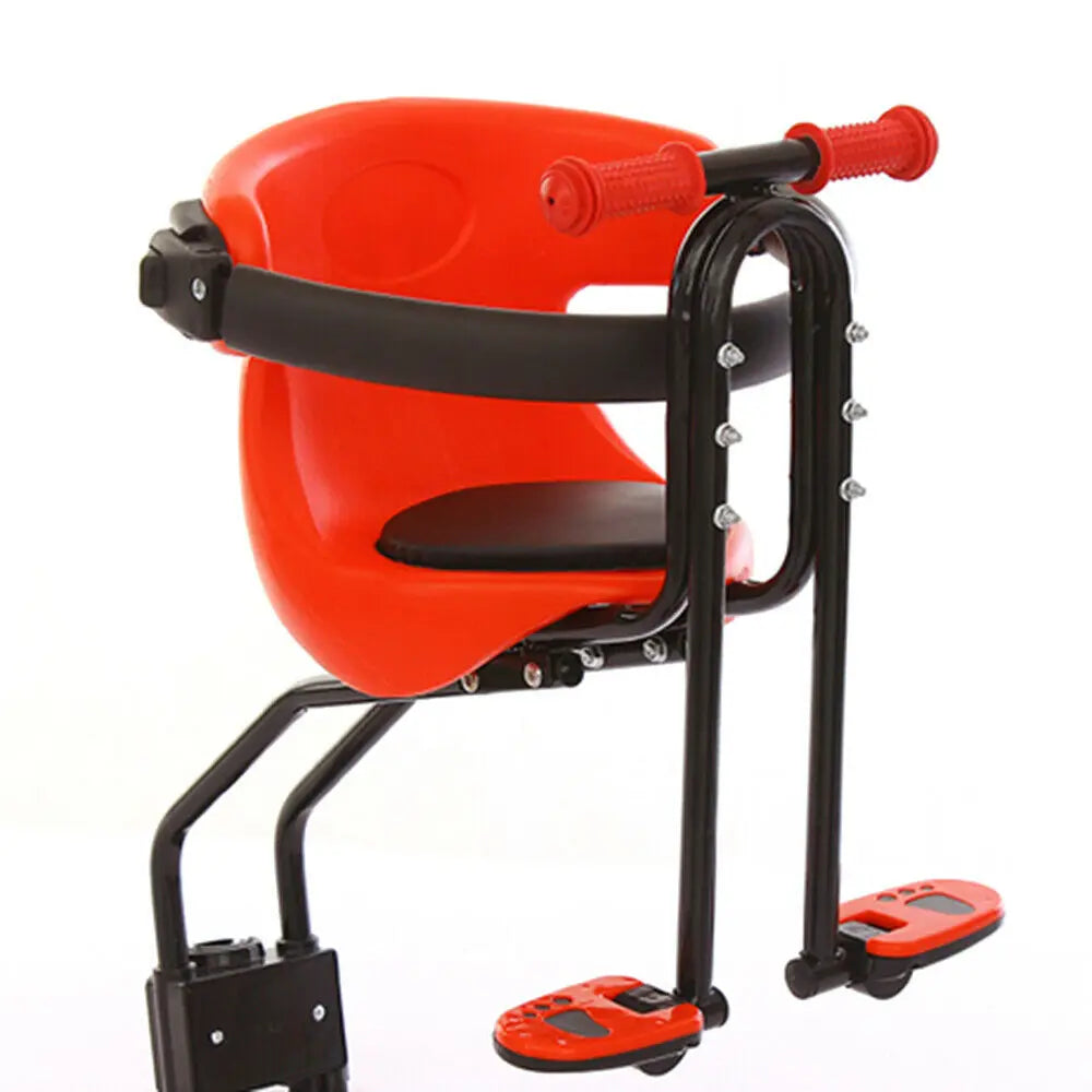 Baby safety front bike seat for mountain biking, perfect for family cycling with your little one