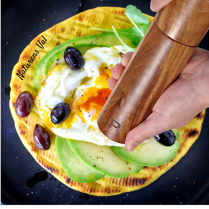 Premium natural teak wood kitchen utensil set with a smooth finish, enhancing any sustainable kitchen.
