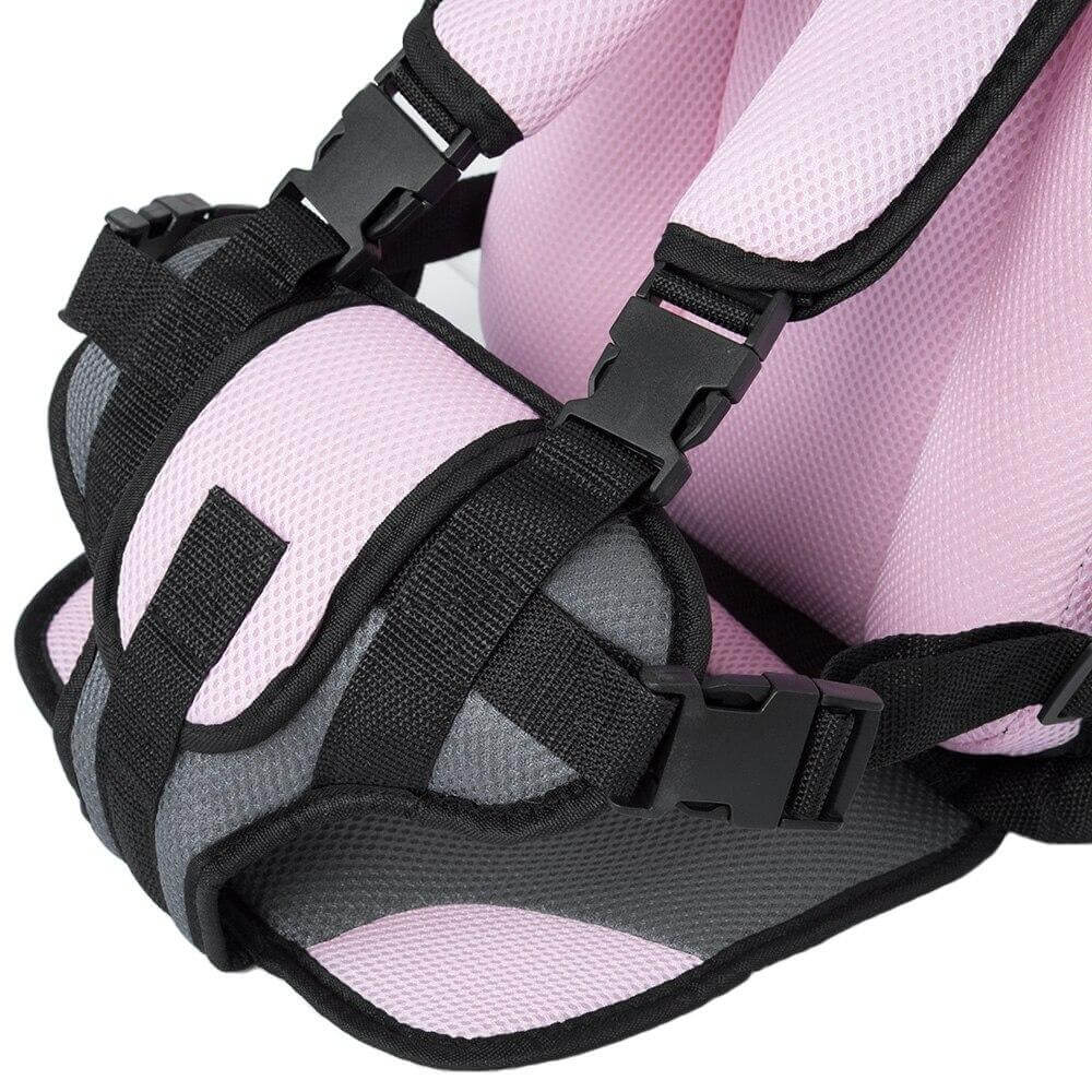 Booster seat conversion from a children's car seat, ideal for older kids & safe riding.