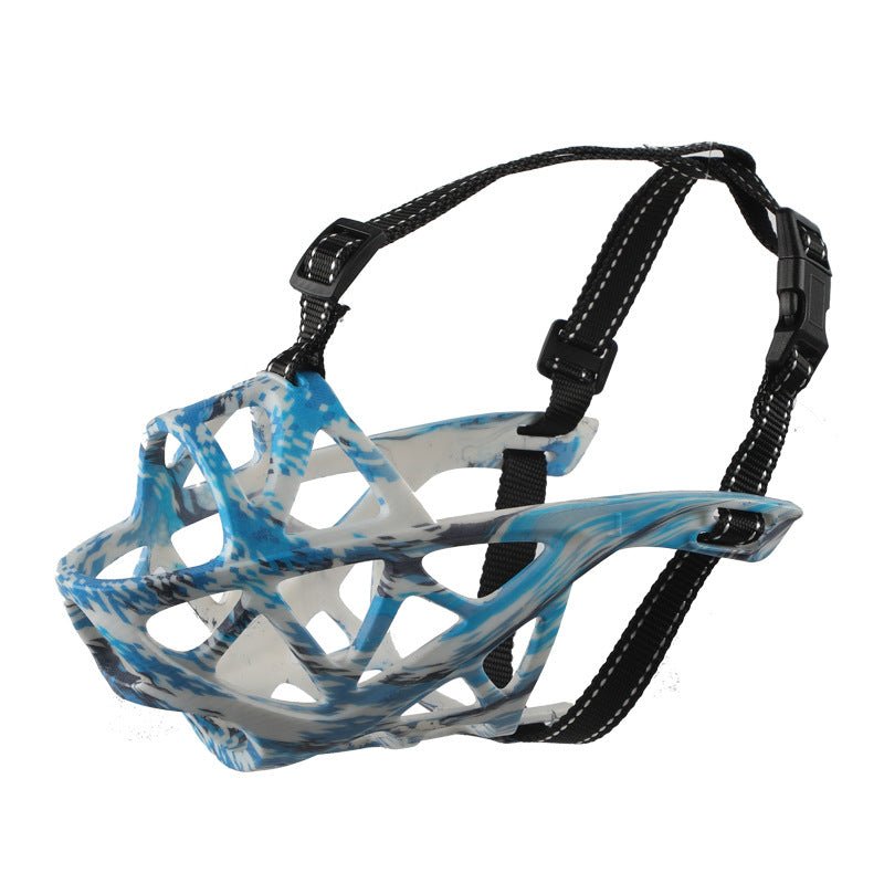 Practical dog muzzle for safe public outings, offering behavior control & anti-bite protection.