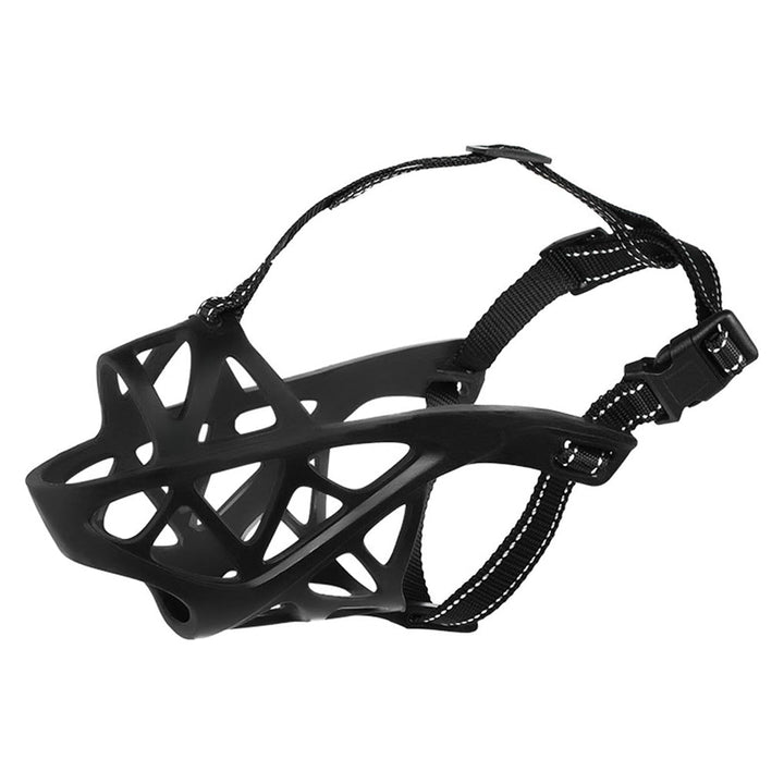Comfortable dog muzzle, an essential pet safety accessory for responsible dog owners & peaceful living.