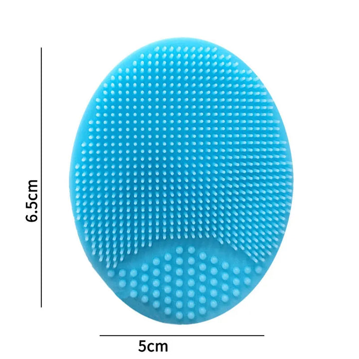 Premium silicone baby shampoo brush, providing a tender scalp massage & thorough hair wash experience.