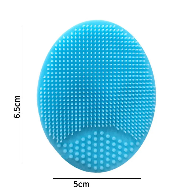 Infant care silicone brush for soothing scalp massage & hygienic baby hair wash, sensitive skin friendly.