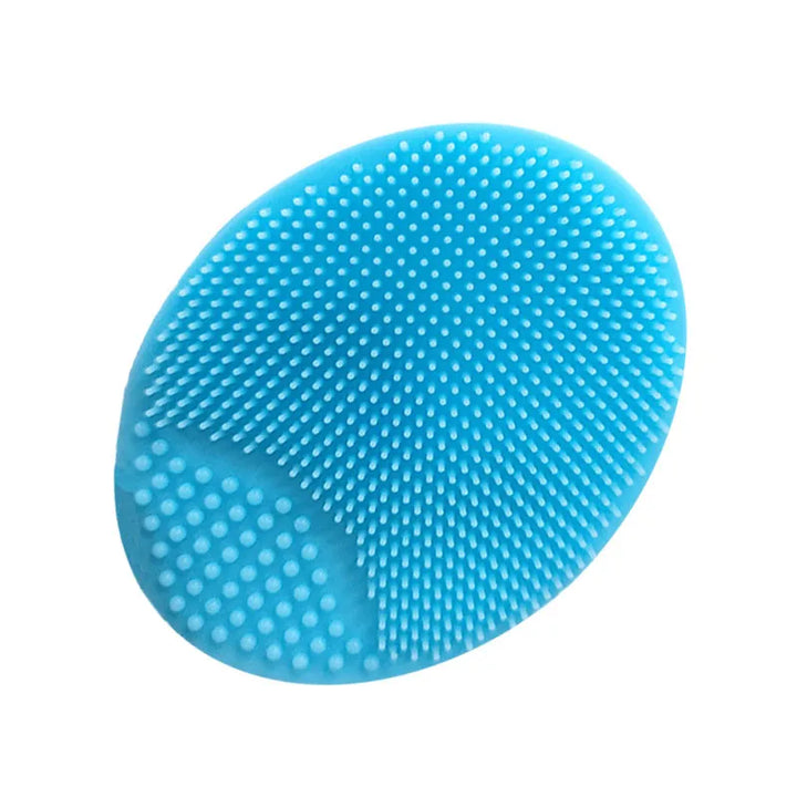 Ergonomic silicone baby shampoo brush, designed for easy grip & gentle scalp care for sensitive skin.