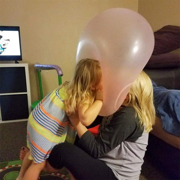 Playful giant inflatable bubble ball, perfect outdoor toy for kids' summer games and parties.