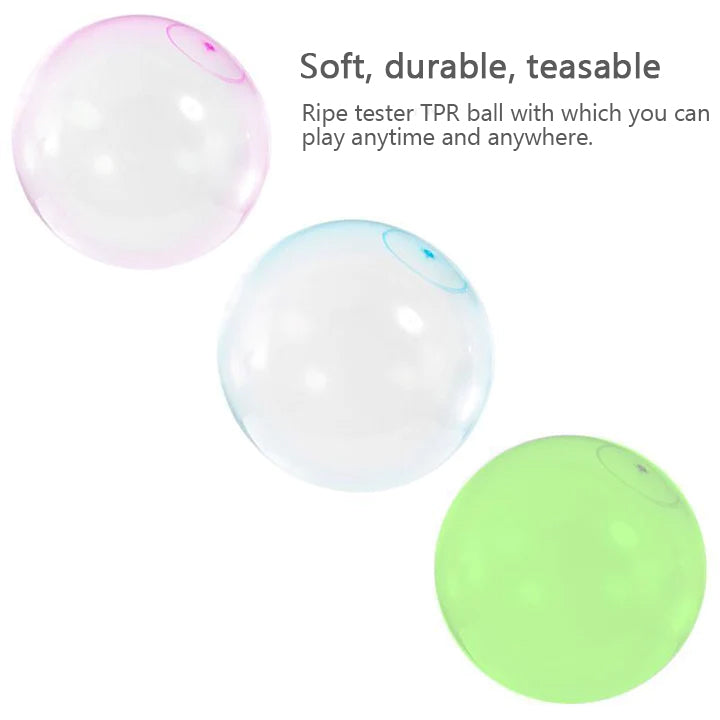 Durable, tear-resistant giant inflatable ball, designed for rugged outdoor active play.