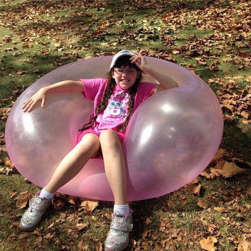 Versatile giant inflatable bubble ball, ideal for outdoor fun, kids' games, and family play.