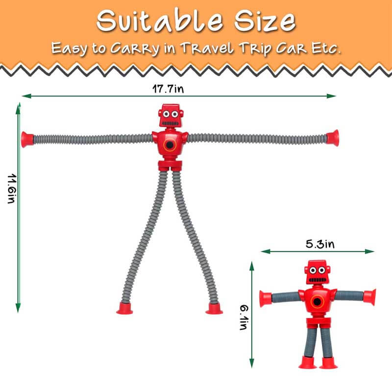 Educational extendable fidget tube in a fun animal design, perfect for young children.