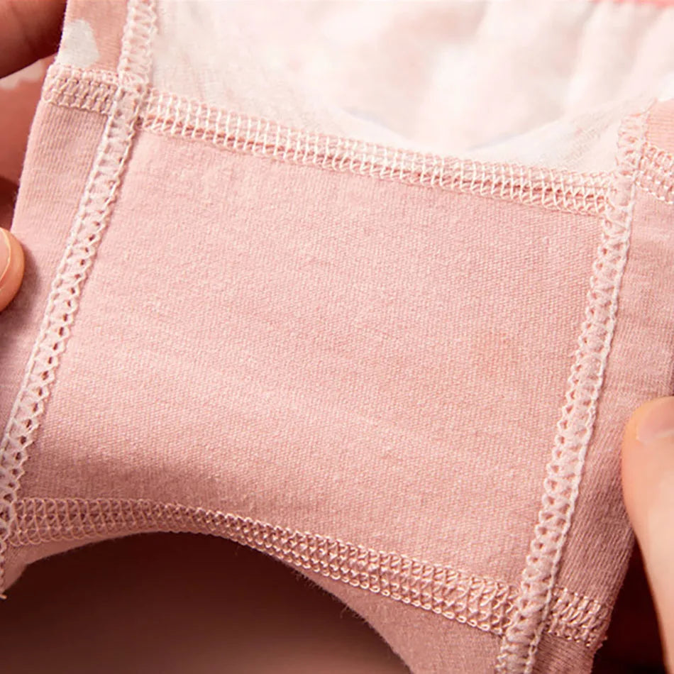 Kids' fashion girls' underwear, soft cotton boyshorts with cartoon characters