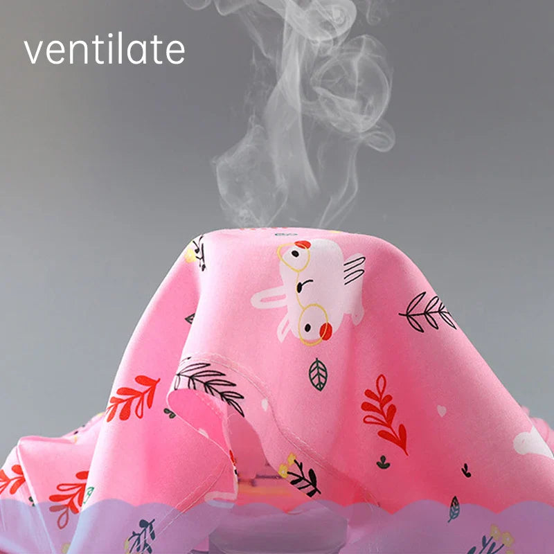 Girls' cotton summer dress, covered in colorful floral print, sleeveless design, excellent for play.