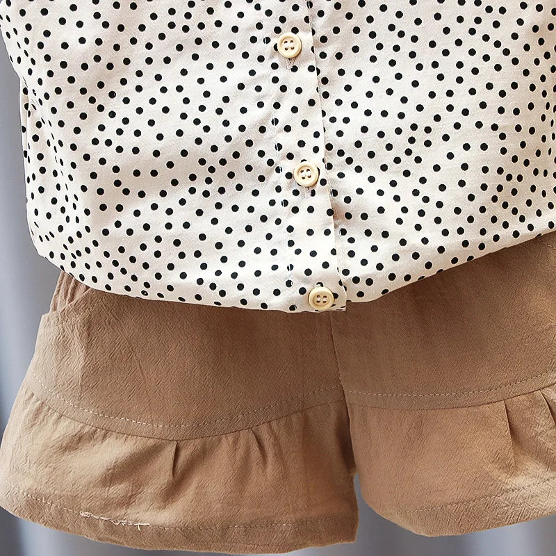 Girls Cotton Summer Outfit Set