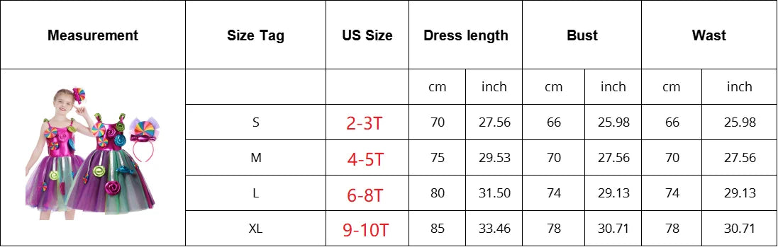 Kids party dress: handmade crochet top candy colored dress for young girls.