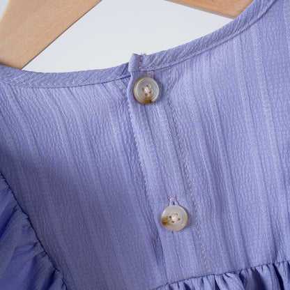 Adorable girls' long sleeve ruffled princess dress, perfect for creating lasting memories.