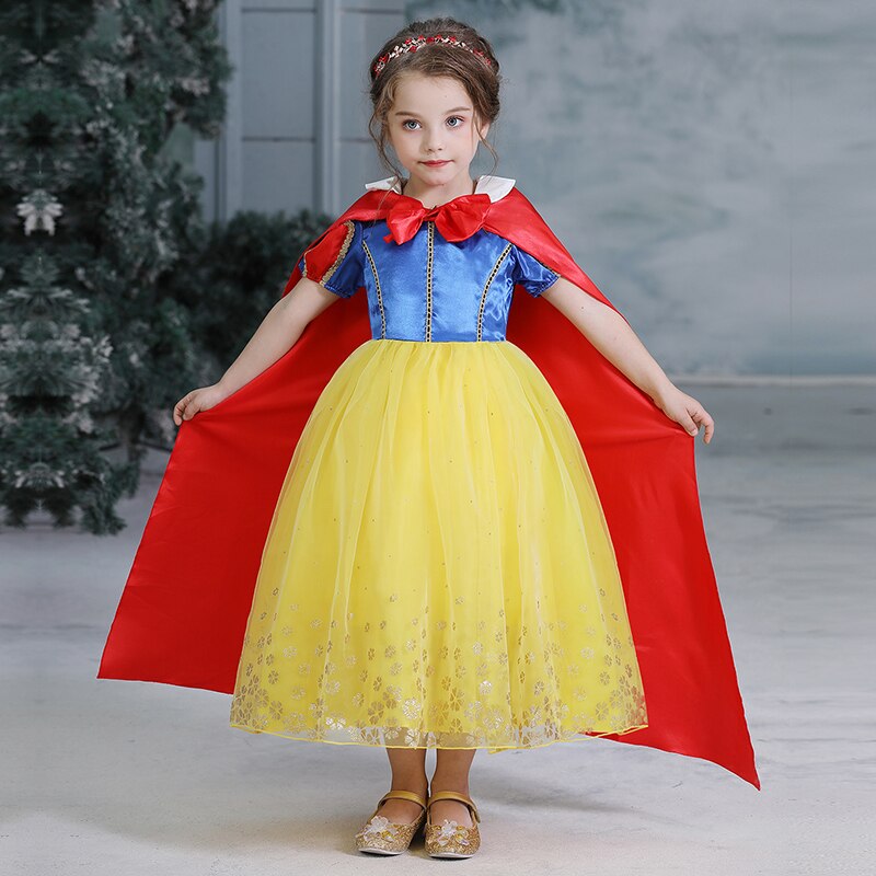 Unicorn princess fantasy dress for kids, with glitter wings, pastel ruffles, and a full skirt.