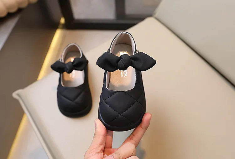 Arrangement of multiple pink bowknot Mary Janes, highlighting the versatile toddler footwear