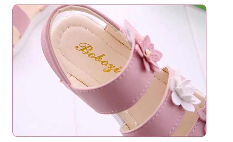 Floral gladiator sandals for kids, perfect for beach trips and summer adventures