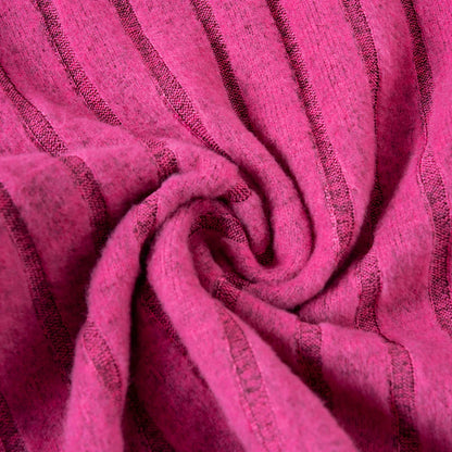 Girls' tracksuit set in blush pink, soft polyester for a warm and cozy winter outfit.